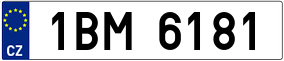 Truck License Plate